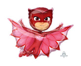 Μπαλόνι Foil PJ Masks Owlette 83εκ x 78εκ Φουσκωμένο με Ήλιο